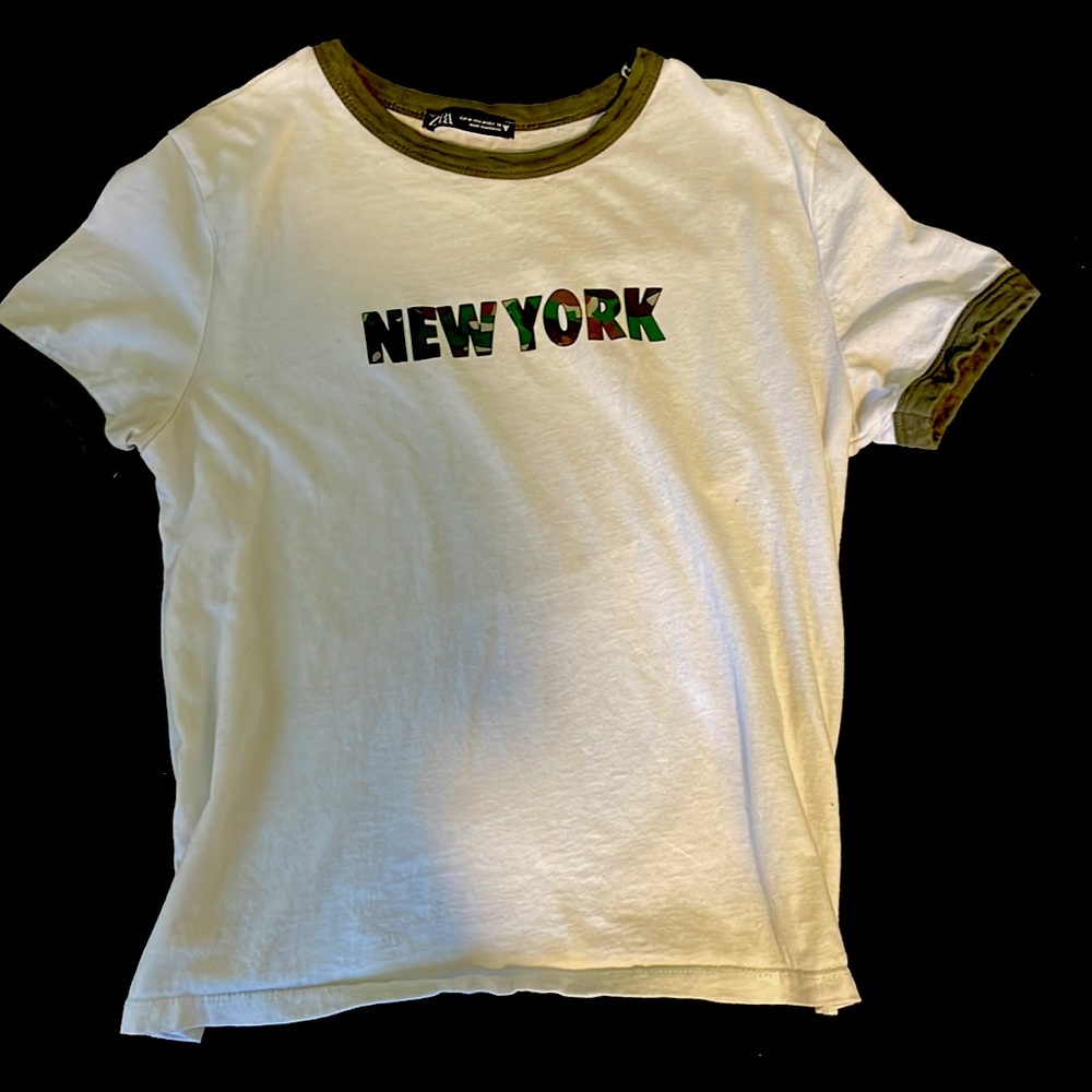 “NEW YORK” Zara shirt